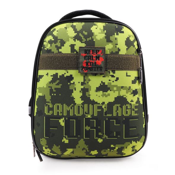 Рюкзак Hatber ERGONOMIC -Camouflage Force- 37X29X17 СМ EVA материал светоотраж. 2 отделения 2 кармана , 